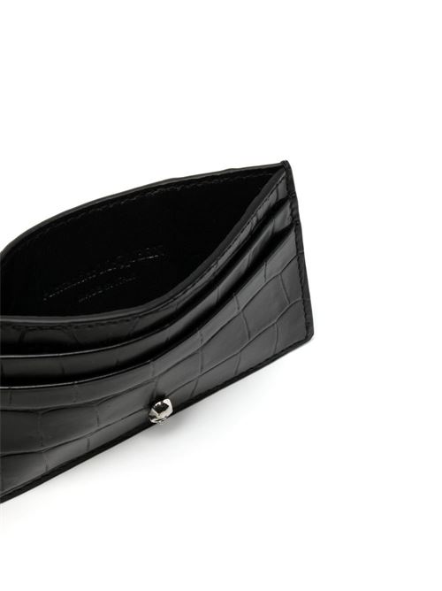 Porta carte con logo ALEXANDER MCQUEEN | 649212DZTIY1000